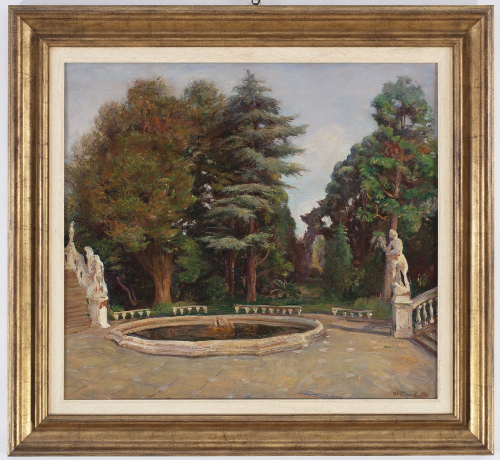 mario gambetta: Fontana nel parco